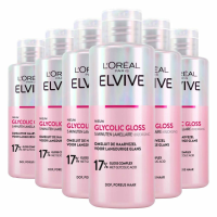 6X L'Oréal Post Conditioner Elvive Glycolic Gloss 200 ml