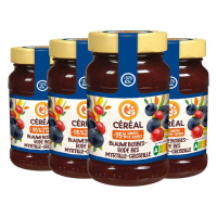4X Céréal Jam Bosbes & Rode Bes 270 gr
