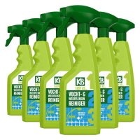 6X KB Easy Vocht  & Weerplekken Reiniger Spray 500 ml