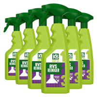 6X KB Easy RVS Reiniger Spray 500 ml