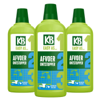 3X KB Easy Afvoer Ontstopper Concentraat 750 ml