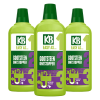 3X KB Easy Gootsteen Ontstopper Concentraat 750 ml