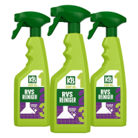 3X KB Easy RVS Reiniger Spray 500 ml