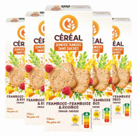 5X Céréal Koekjes Framboos Rooibos 150 gr