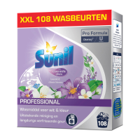 Sunil Professional Wasmiddel Poeder Lavendel & Chinese Bloesem   108 Wasbeurten Pro Formula 7,56 kg