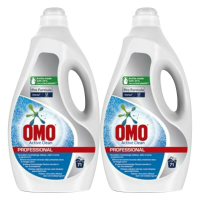 2X Omo Professional Vloeibaar Wasmiddel Witte Was Active Clean   71 Wasbeurten Pro Formula 5 liter