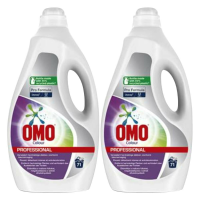 2X Omo Professional Vloeibaar Wasmiddel Color   71 Wasbeurten Pro Formula 5 liter