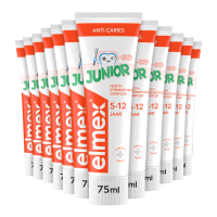12X Elmex Gel Tandpasta Junior (5 12 Jaar) 75 ml