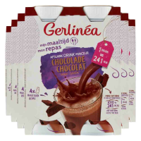 6X Gerlinea Mijn Maaltijd Afslank Drink Chocolade 4 x 236 ml