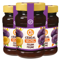 3X Céréal Fruitbeleg Pruimen 270 gr