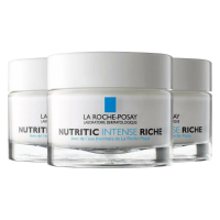 3X La Roche Posay Nutritic Intens Rijk Voedende en Herstellende Crème 50 ml