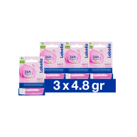 3X Labello Lippenbalsem Blister Soft Rose 4,8 gr