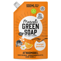 Marcel's Green Soap Afwasmiddel Sinaasappel & Jasmijn Navulling 500 ml