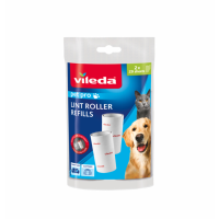 Vileda PetPro Kleefborstel Vervanging 2 x 29 bladen 2 navullingen