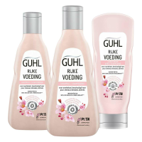 Guhl Rijke Voeding   Shampoo 2 x 250 ml & Conditioner 1 x 200 ml   Pakket