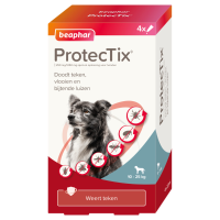 Beaphar ProtecTix Hond Anti Vlo & Teek 10 25 kg 4 pipetten