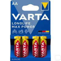 3X Varta Longlife Max Power Alkaline Batterijen AA 4 stuks