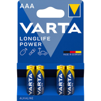 10X Varta Longlife Power Alkaline Batterijen AAA 4 stuks