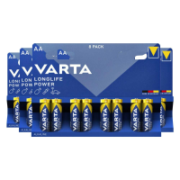 4X Varta Longlife Power Alkaline Batterijen AA 8 stuks