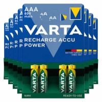 8X Varta Recharge Accu Power Oplaadbare Batterijen AAA 800mAh 4 stuks