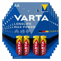 12X Varta Longlife Max Power Alkaline Batterijen AA 4 stuks