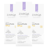 3X Zarqa Sensitive Zonnefluïde SPF 30 50 ml