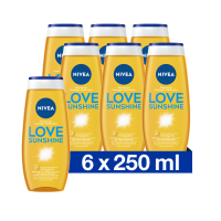6X NIVEA Douchegel Love Sunshine 250 ml