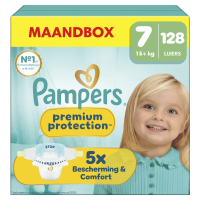 Pampers Premium Protection Luiers Maat 7 (15+ kg) 128 stuks