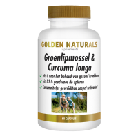 2X Golden Naturals Groenlipmossel & Curcuma longa 60 capsules