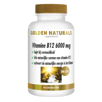 2X Golden Naturals Vitamine B12 6000mcg Vegan 60 zuigtabletten