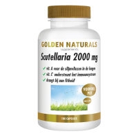2X Golden Naturals Scutellaria 2000mg 180 vegacapsules