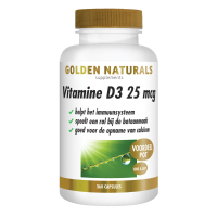 Golden Naturals Vitamine D3 25mcg 360 softgels