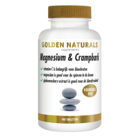 2X Golden Naturals Magnesium & Crampbark 180 tabletten