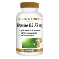 Golden Naturals Vitamine D3 75mcg 360 softgels
