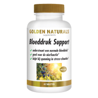 2X Golden Naturals Bloeddruk Support Vegan 60 tabletten
