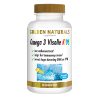 2X Golden Naturals Omega 3 Visolie KIDS 60 gummies