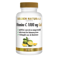 2X Golden Naturals Vitamine C Gold 1000mg Vegan 60 tabletten