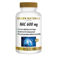 2X Golden Naturals NAC 600mg 90 vegacapsules
