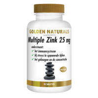 2X Golden Naturals Multiple Zink 25mg 90 tabletten