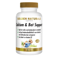 Golden Naturals Calcium & Bot Support Vegan 120 tabletten