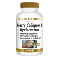 2X Golden Naturals Collageen & Hyaluronzuur 120 tabletten