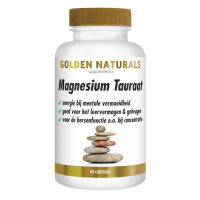 2X Golden Naturals Magnesium Tauraat 90 vegacapsules