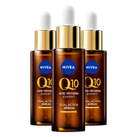 3X NIVEA Q10 Serum Anti Rimpel Expert 30 ml