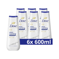 6X Dove Douchecrème Deeply Nourishing 600 ml