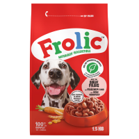 Frolic Hondenvoer Droog Rund 1,5 kg