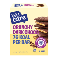 4X WeCare Bars Crunchy Dark Choco 102 gr