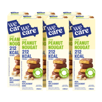 6X WeCare Meal Replacement Bars Peanut Nougat 116 gr
