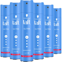 6X Taft Hairspray Ultra Strong 250 ml
