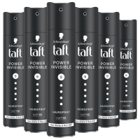 6X Taft Power Invisible Hairspray 250 ml