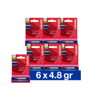 6X Labello Lippenbalsem Caring Beauty Red 5.5 Ml